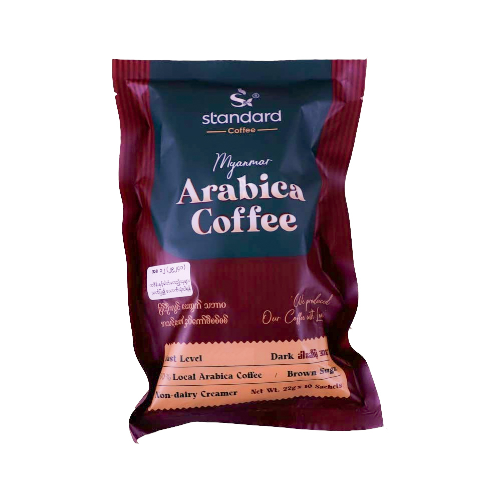 Standard Arabica Instant Coffee 220G 10PCS (Khar Seint)