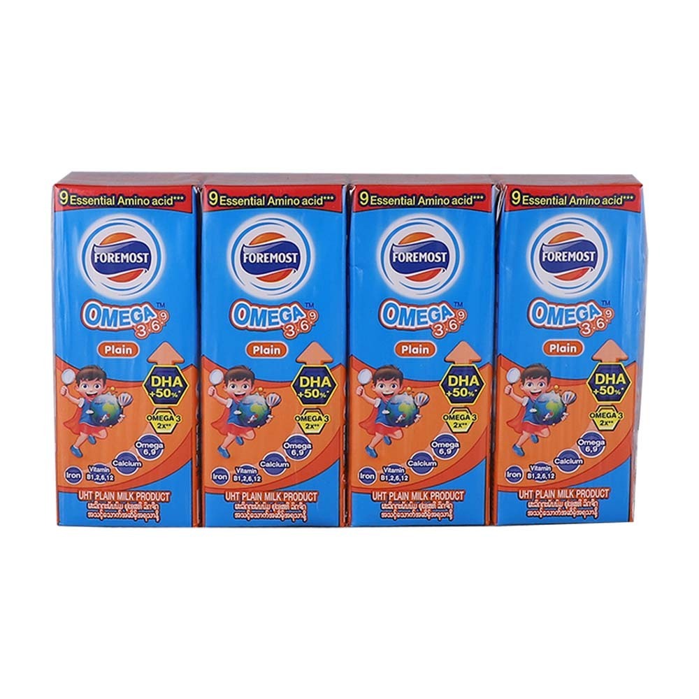 Foremost UHT Plain Milk 180MLx4PCS