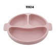 Baby Cele Silicone Baby Feeding Plate 11924 Light Pink