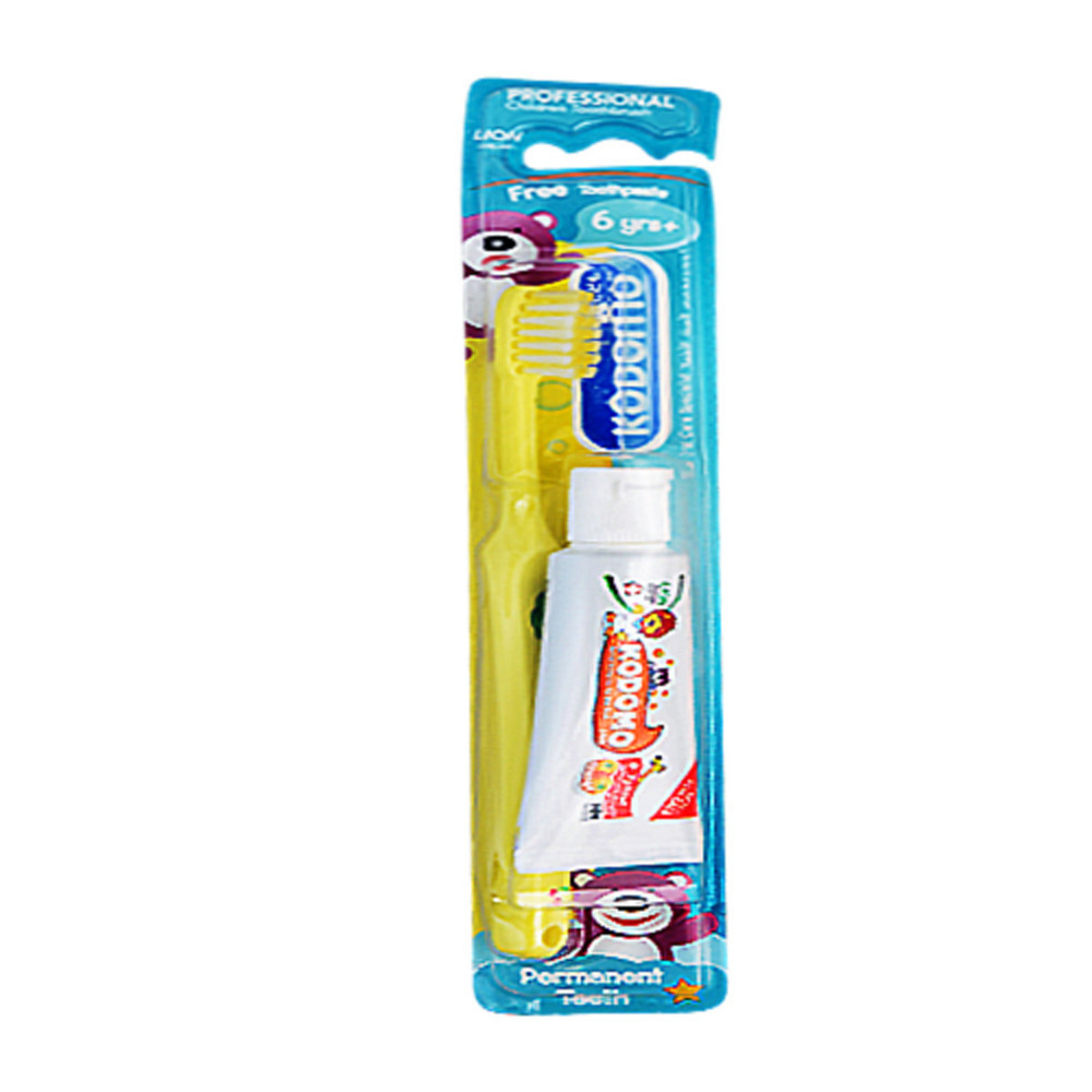 Kodomo Permanent Teeth Children Toothbrush & Paste 25G (6 Years+)