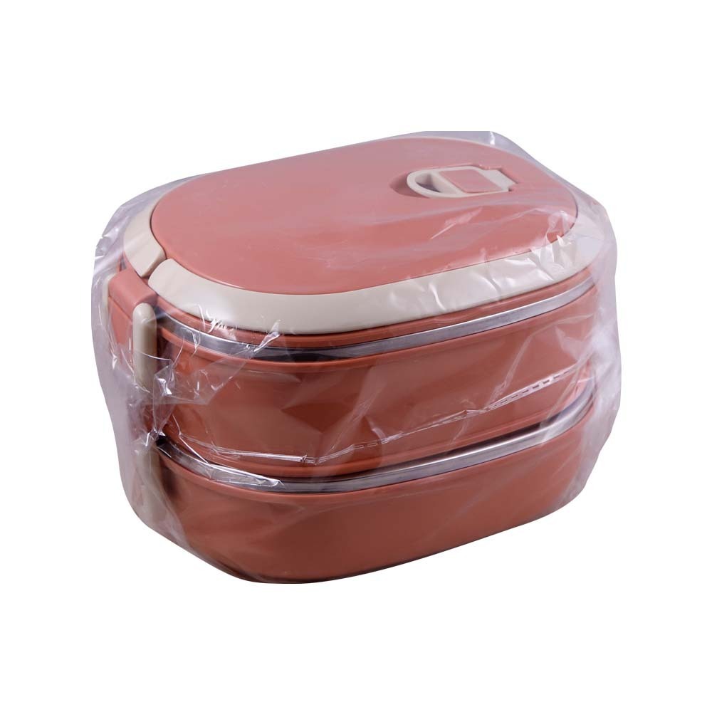2Layer Lunch Box Steel Can No.8162