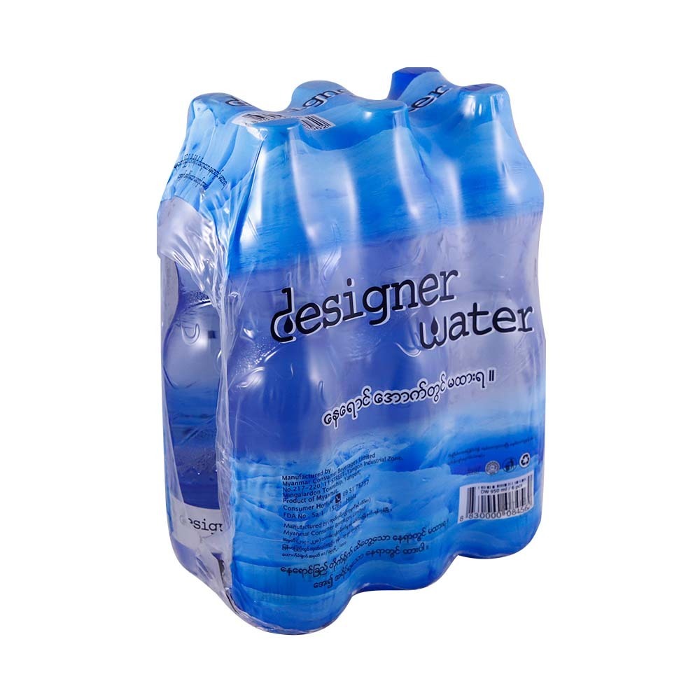 Designer Purified Drinking Water 950MLx6PCS
