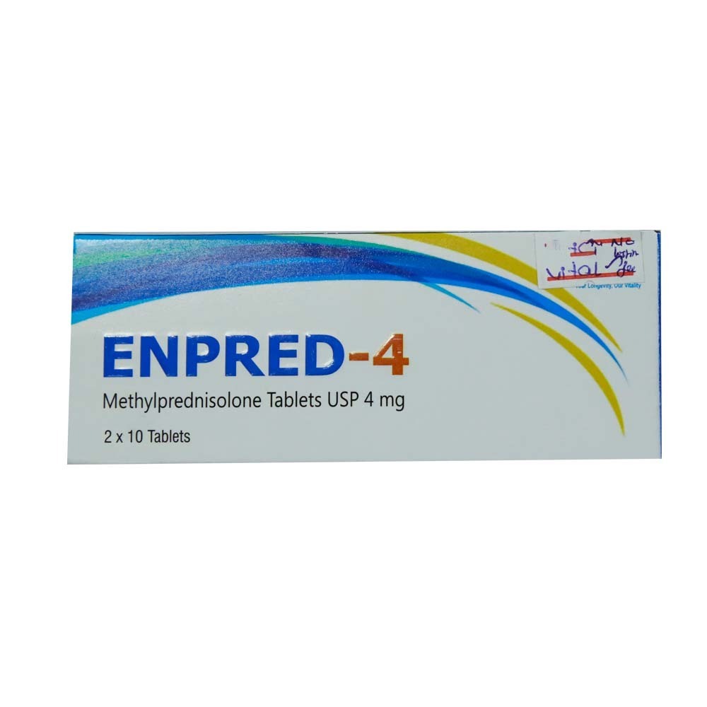 Enpred-4 Methylprednisolone 4MG 10PCS x 2