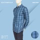 Cottonfield Men Long Sleeve Print Shirt C15 (Medium)