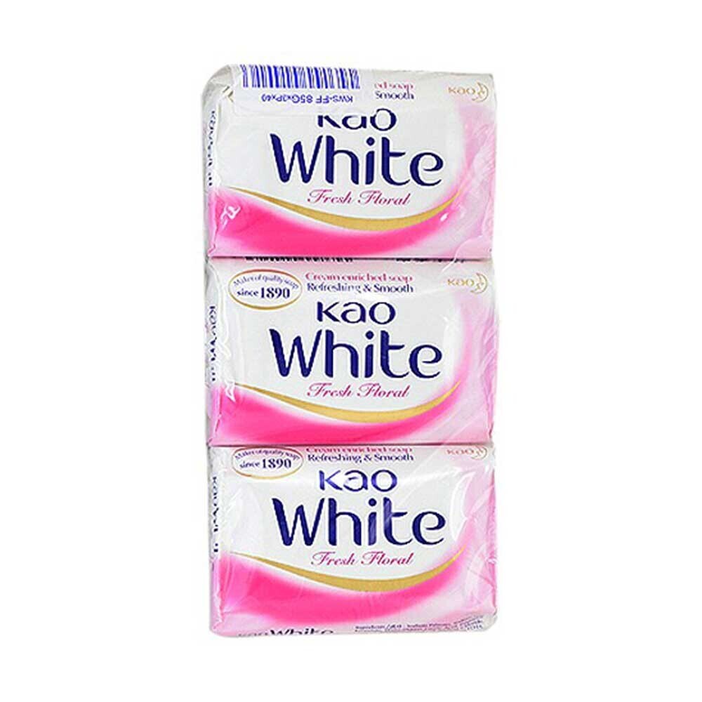 Kao White Fresh Floral Bar Soap (3PCS x 85G)