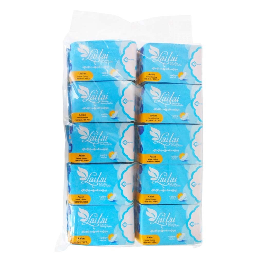 Lai Lai Herbal Cooling Daily 155mm x 10PCS