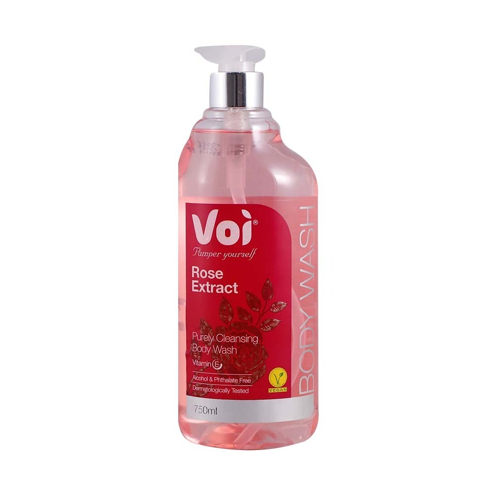 Voi Rose Extract Purely Cleansing Body Wash 750ML