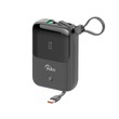 Konfulon J-24 (10000mAh Fast Charging 22.5W Built-in Cable Power Bank) Black