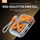 Konfulon J-42 (10000mAh Fast Charging 22.5W Built-in Cable/Wireless Power Bank) Orange
