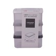 KM Rectangle Food Container Set 330ML x 3PCS No.1129
