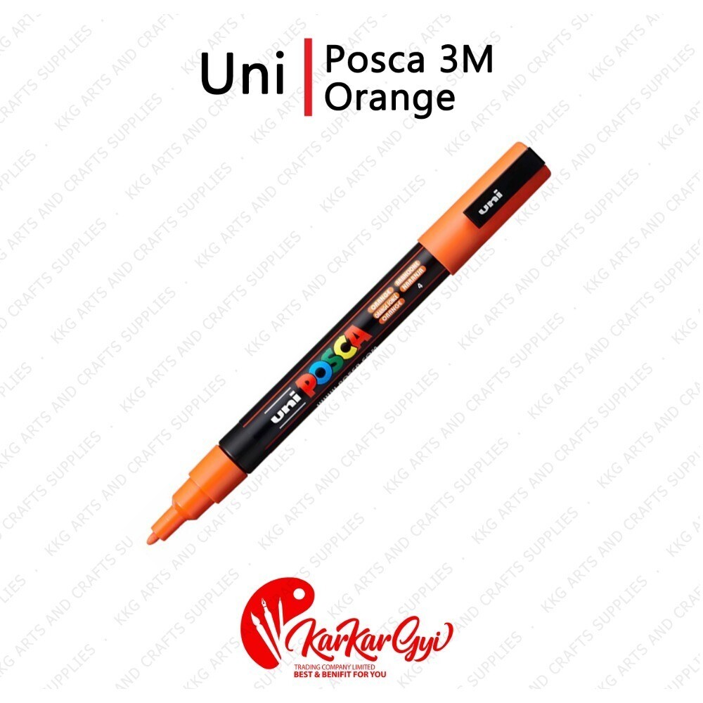 Uni Posca Marker 3M  0.9-1.3mm Orange