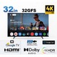 81 Google Smart LED TV 32in ETO-32GFS (Android)