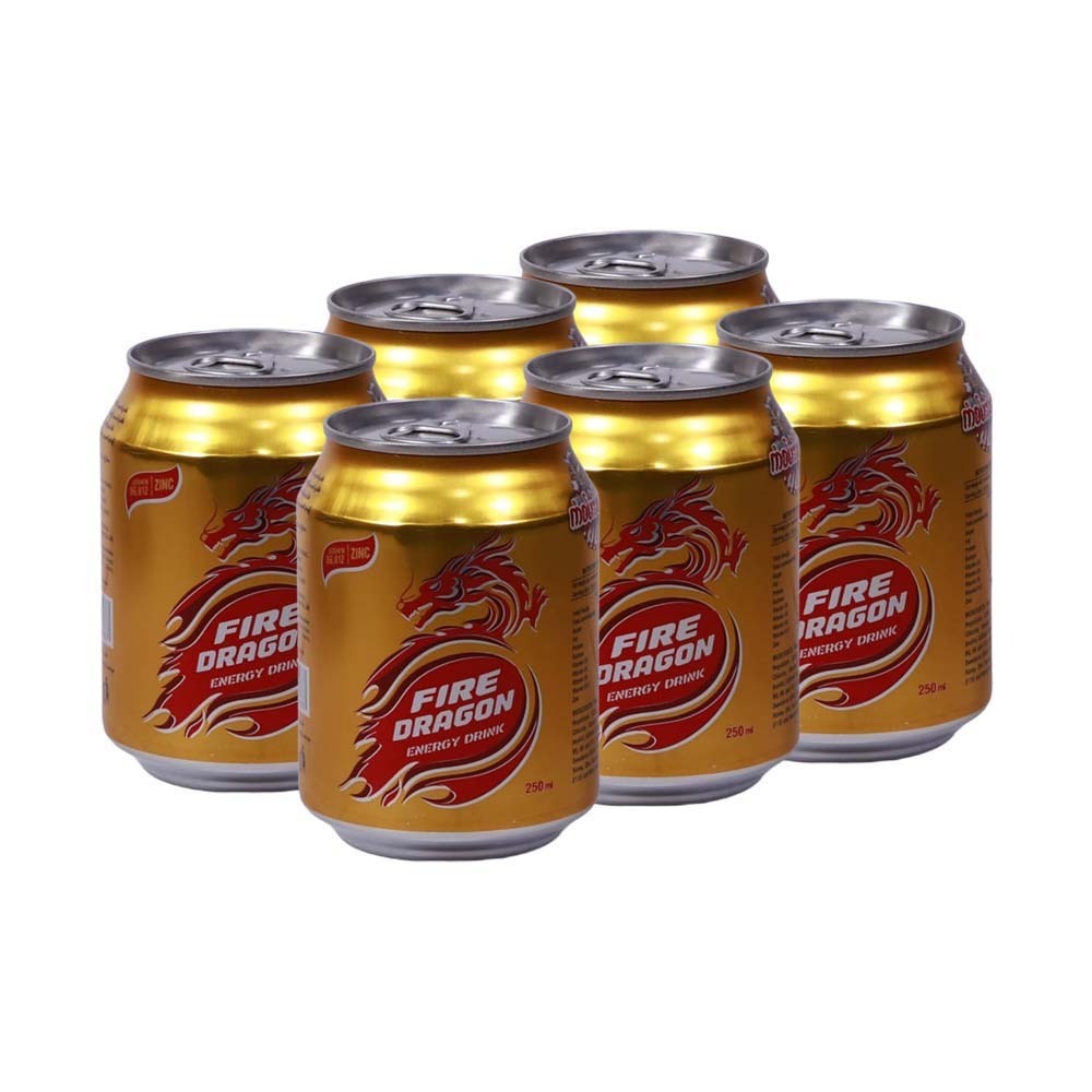 Asia Fire Dragon Energy Drink 250ML x 6 (Can)
