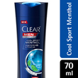 Clear Men Cool Sport Menthol Anti-Dandruff Shampoo 70ML