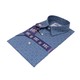 BMC Men Slimfit Shirt Short Sleeve 2330071 Gray Large