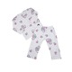 Khay May Cozy Baby Set (Long) White Small