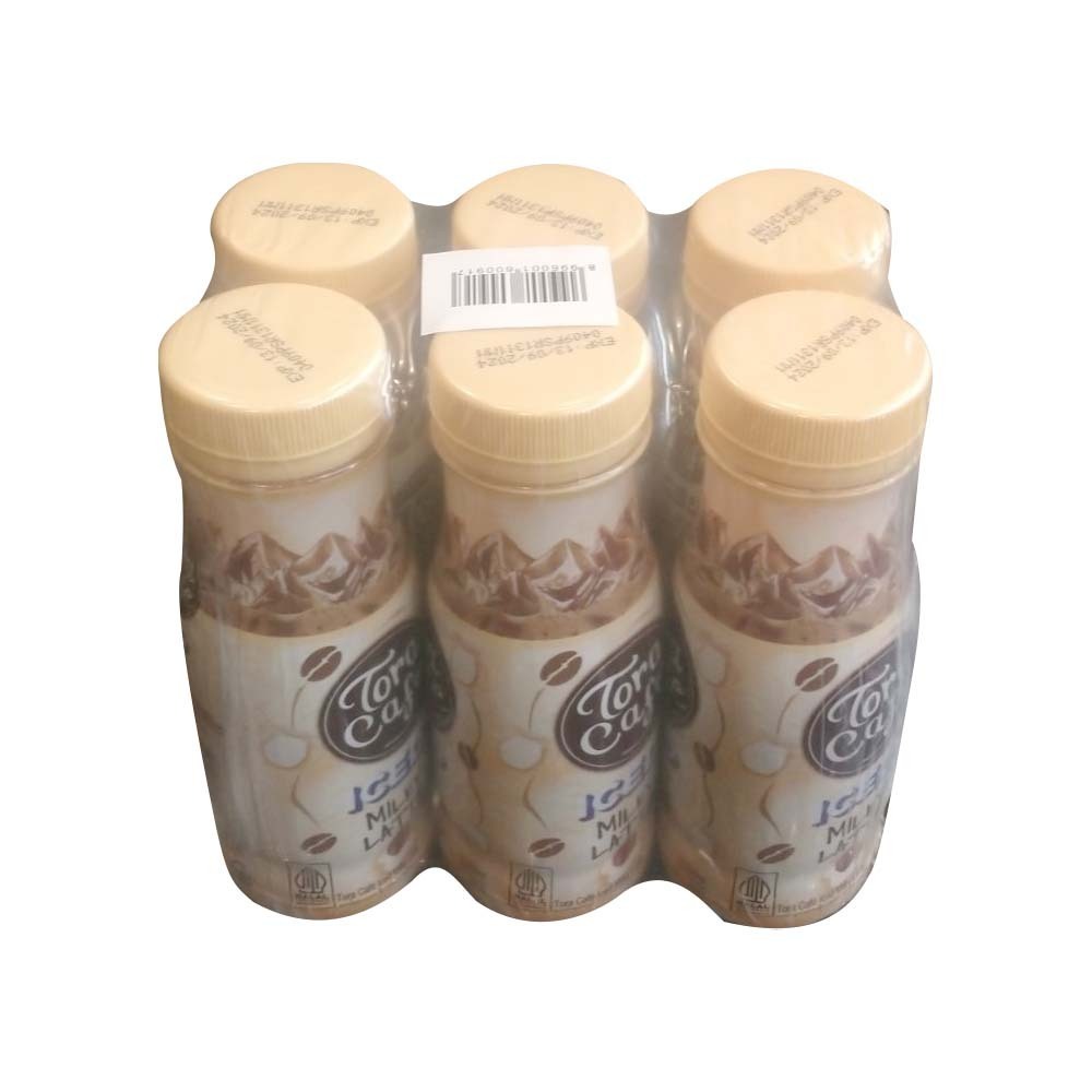 Tora Cafe Iced Milky Latte Ready Drink Coffee 180MLx6PCS