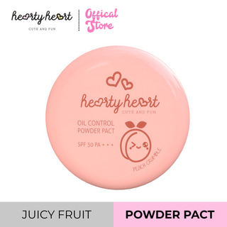 Hearty Heart Juicy Fruits Oil Control Powder Pact SPF 30 PA+++ 4.5G (02 Cherry Berry Pie)