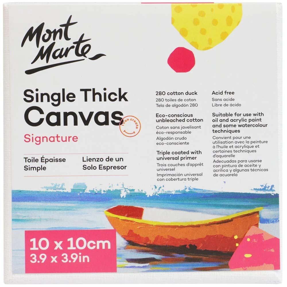 Mont Marte Studio Canvas Pine Frame S.T.10 x 10 CM