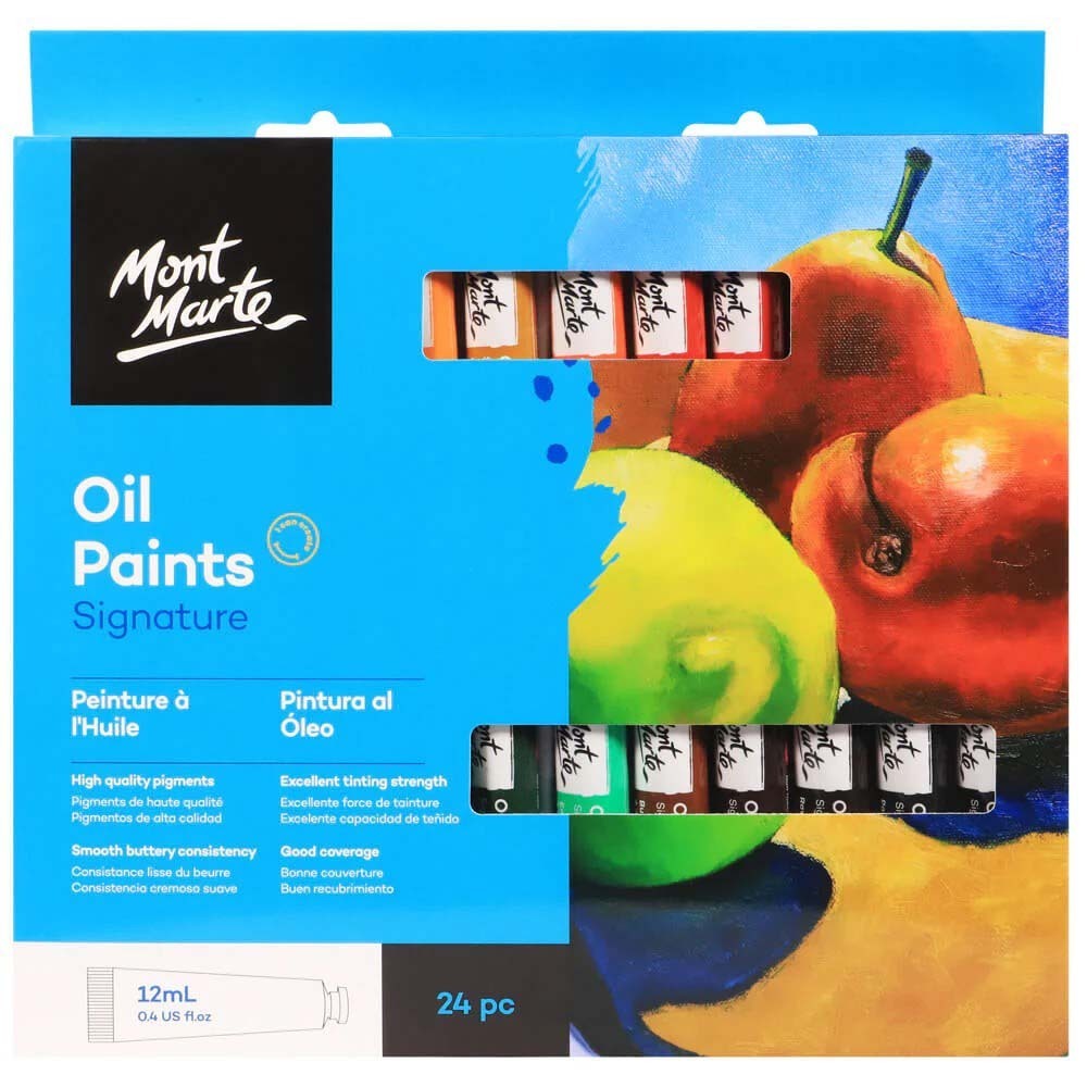 Mont Marte Oil Paints 24PCS x 12ML