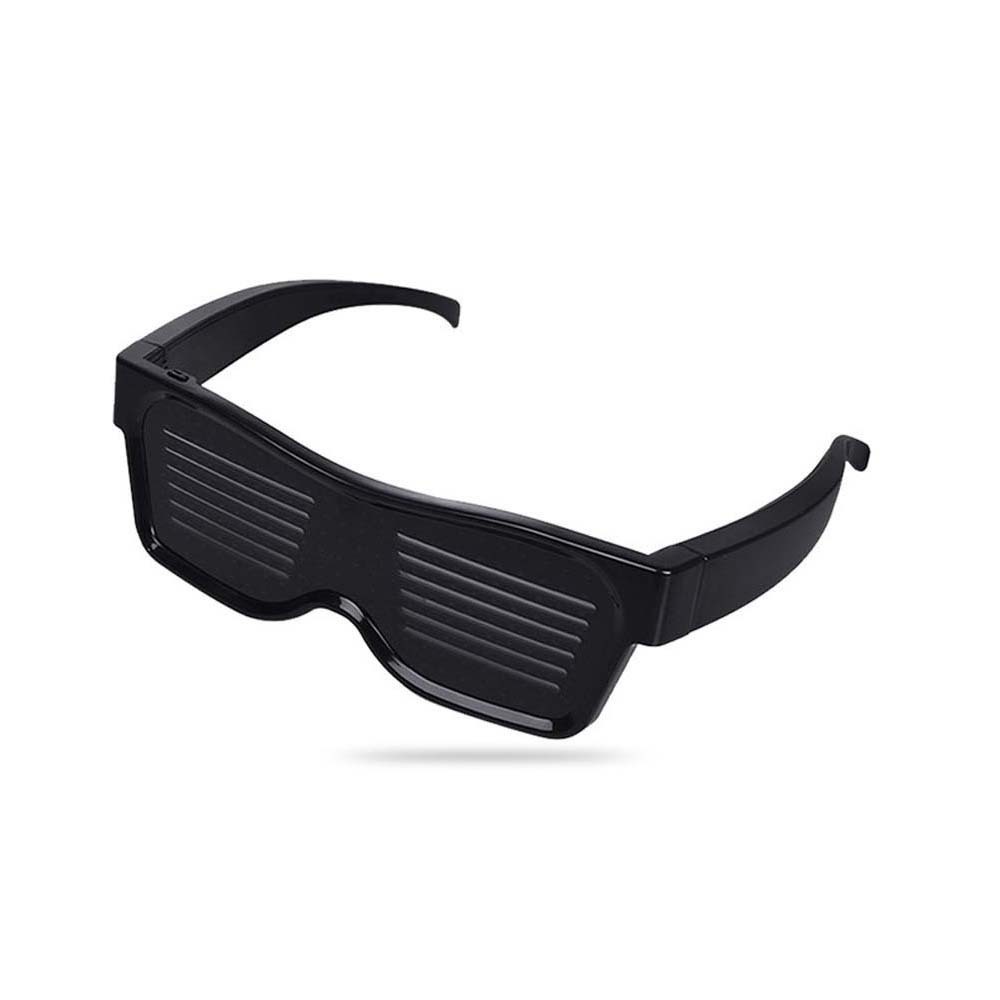 LED Party Sunglasses Black