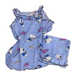 Bambi Women Spant One Set S/S (AA0055) Blue
