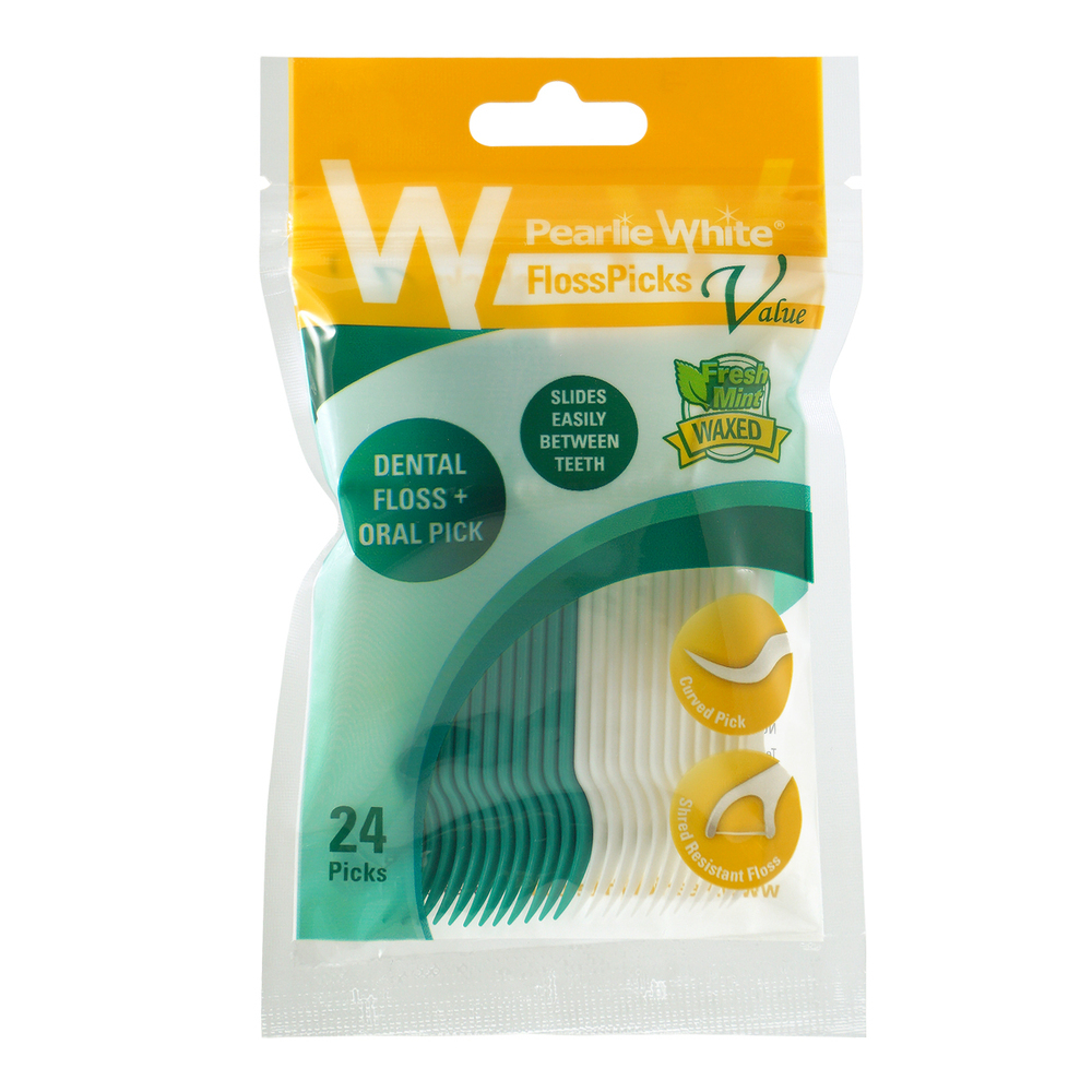 Pearlie White Dental Floss Pick 24PCS