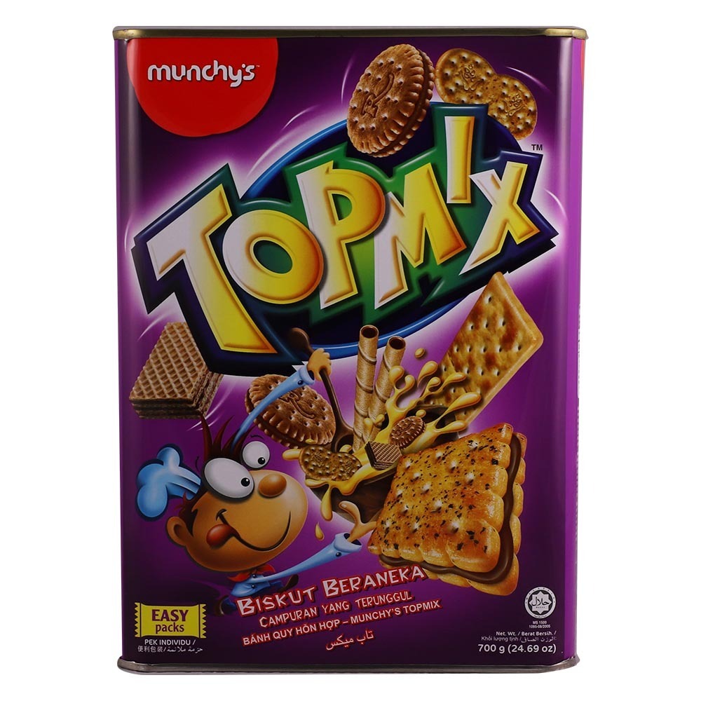 Munchy`S Topmix Biscuits Asst 700G