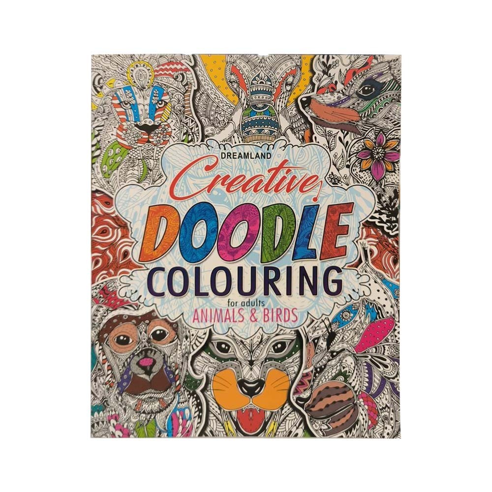 Creative Doodle Colouring Animals & Birds