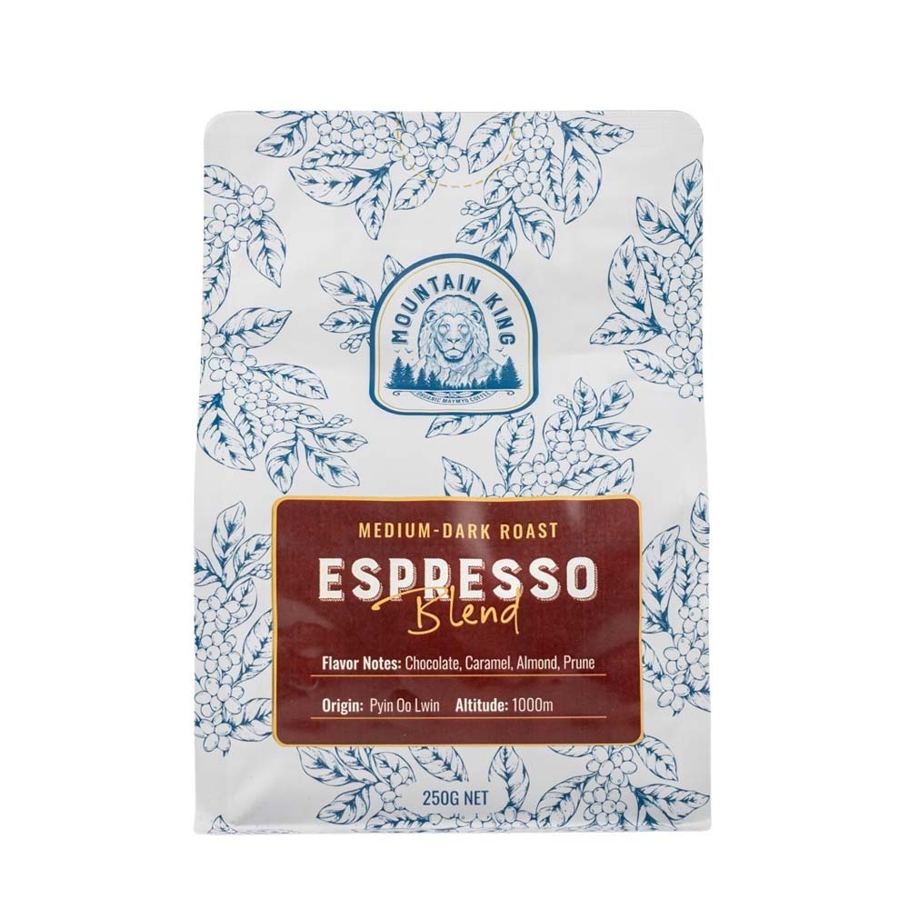 Mountain King 100% Arabica Espresso Blend Bean Coffee 250G