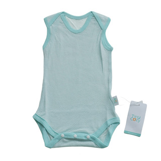 Tiny Cozy Airy Cotton Body Suite (Sleeveless) TC20112M White
