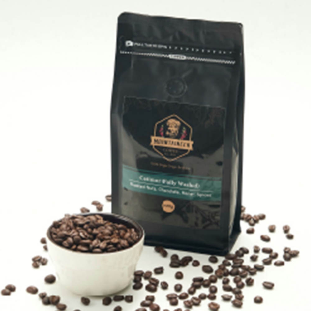 Mountaineer 100% Single Origin Arabica Catimor Medium Roast Coffee (Fully Washed) 500G