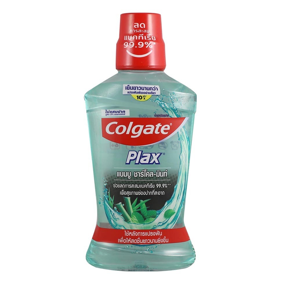 Colgate Plax Bamboo Charcoal Mint Mouthwash 500ML