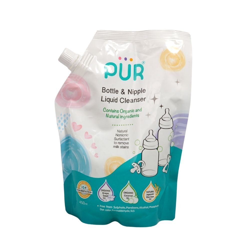 Pur Bottle & Nipple Liquid Cleanser 450ML (Refill)