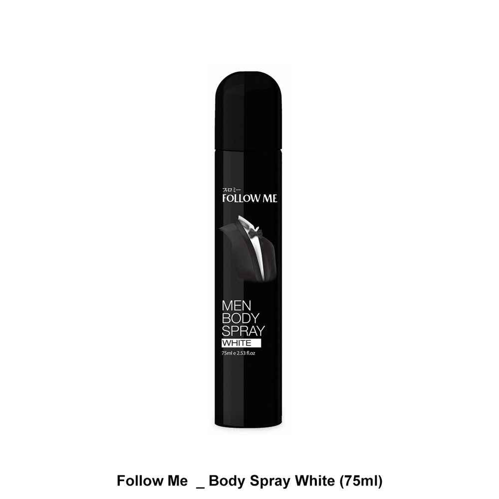 Follow Me White Body Spray For Men 75ML