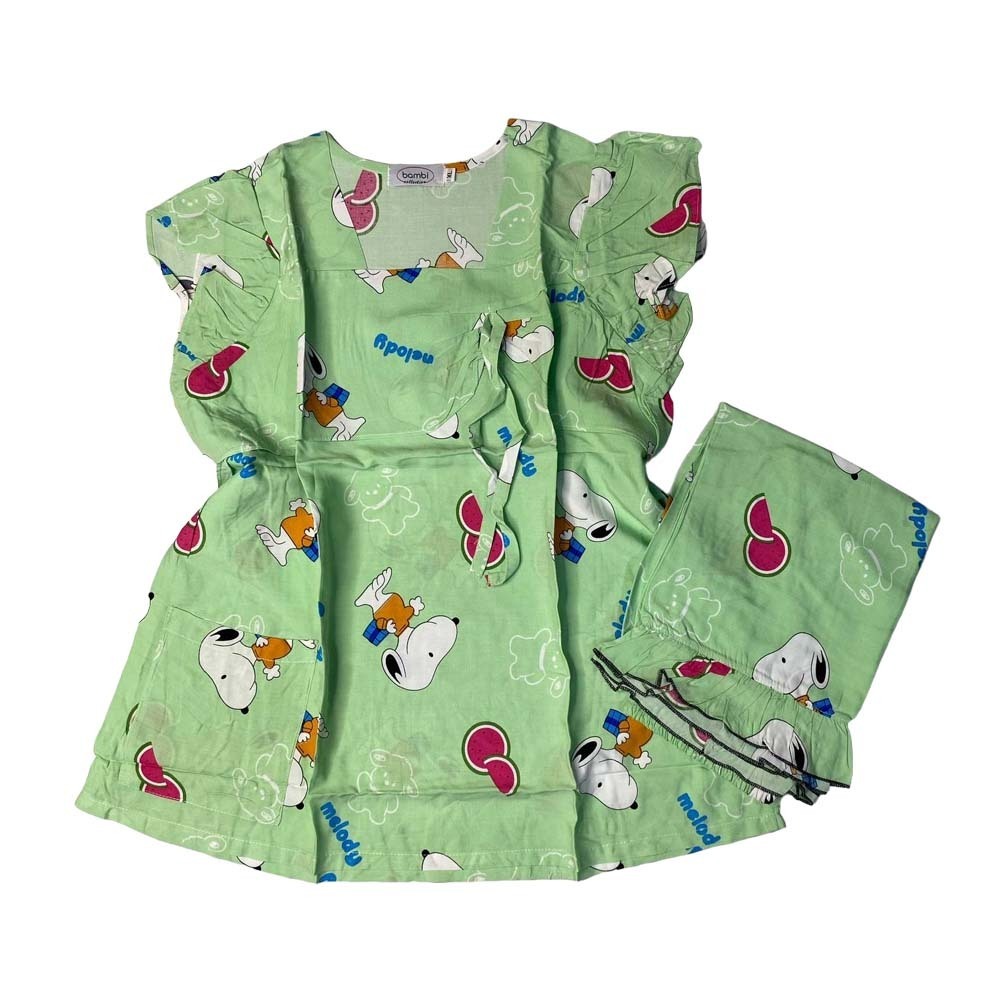 Bambi Womenwear Spant One Set S/S Green AA0056 Medium