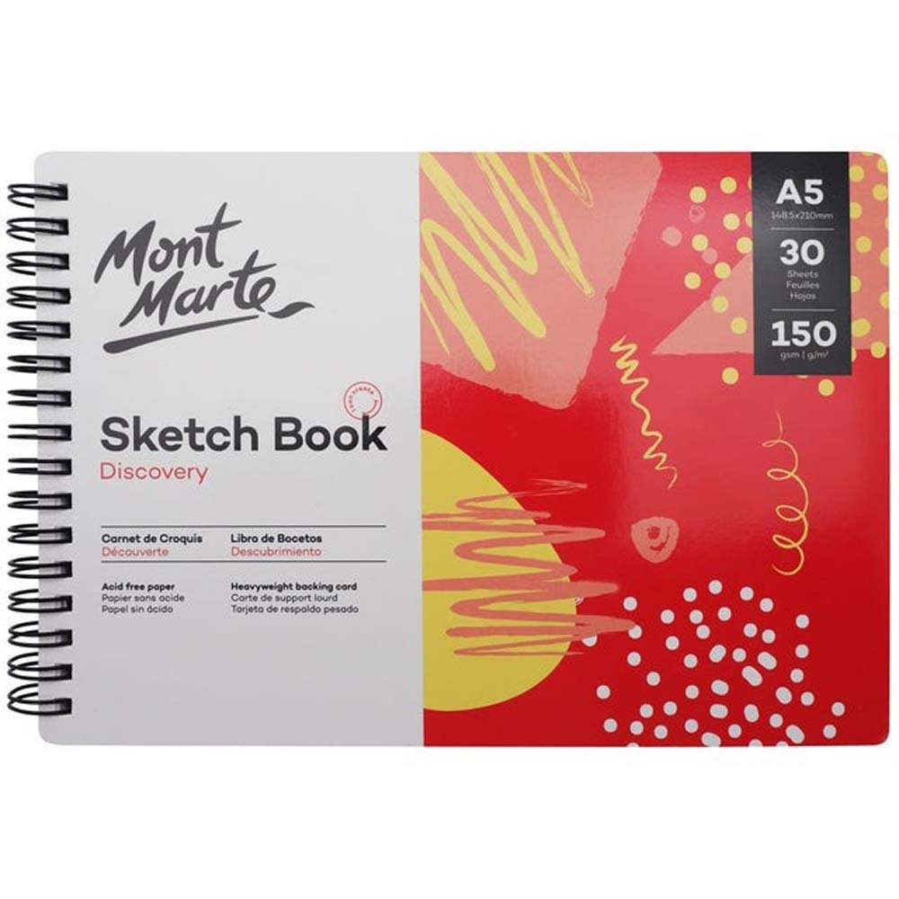 Mont Marte Discovery Sketch Book 150GSM A5