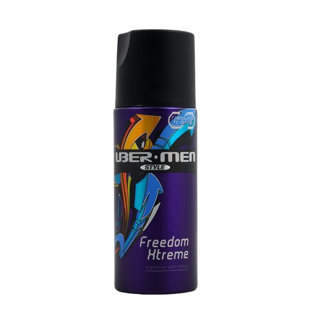Ubermen Deodorant Body Spray (Freedom Xtreme) 125ML