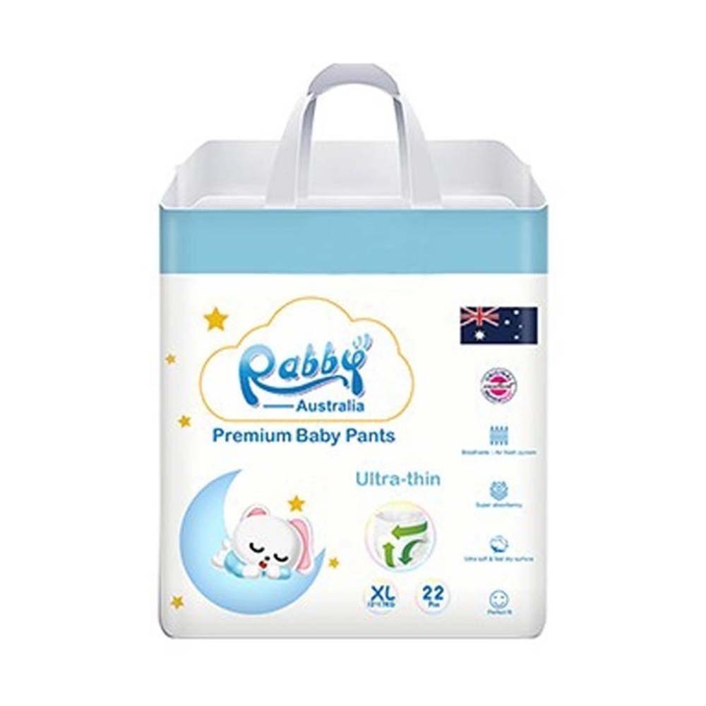 Rabby Diaper Baby Pant T Shape XL Size 22PCS