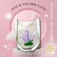 90s Belle Jute But Cute Shoulder Bag Purple Cherry Code No.048