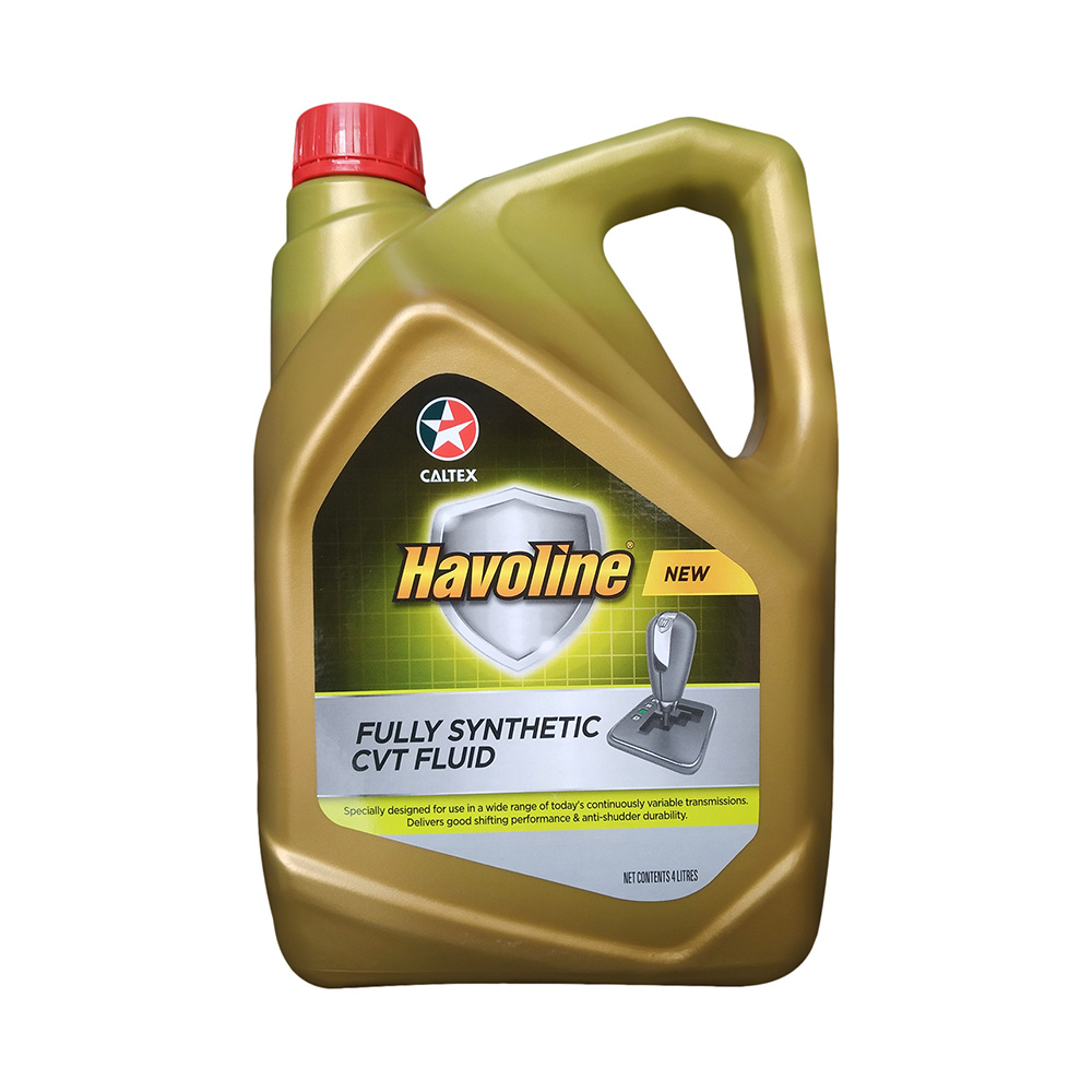 Caltex Havoline Fully Synthetic Multi Veh CVT Fluid 4 LTR Gold