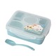 Food Container Lunch Box 4 Comparment Green