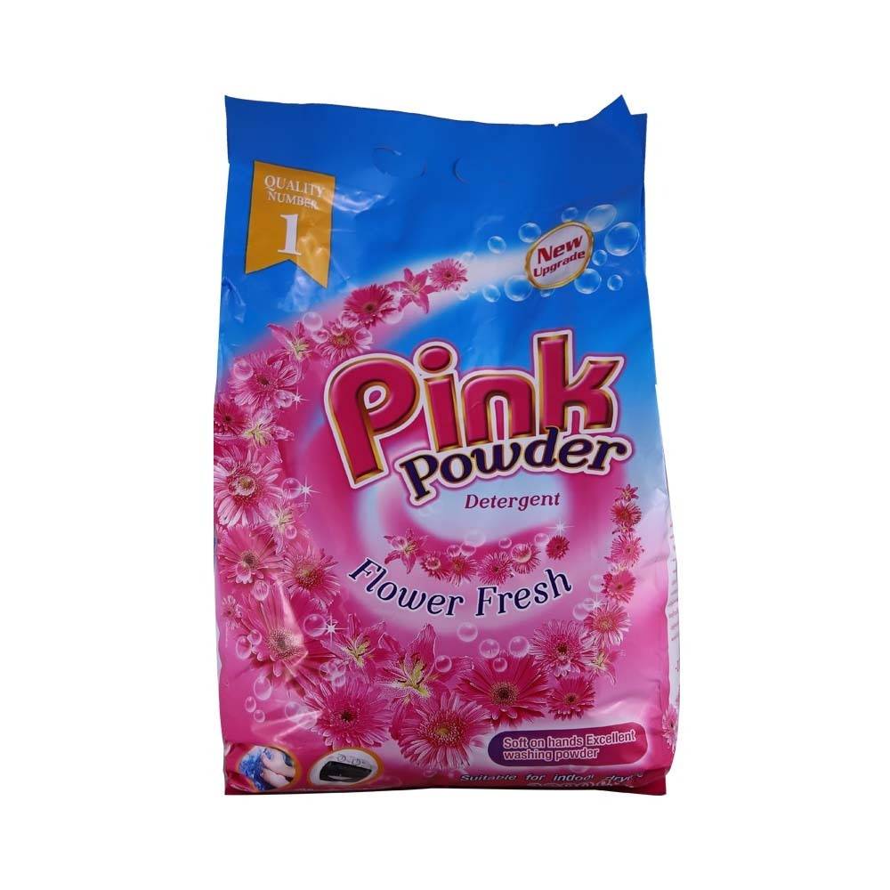 Pink Detergent Powder Flower Fresh 3200G