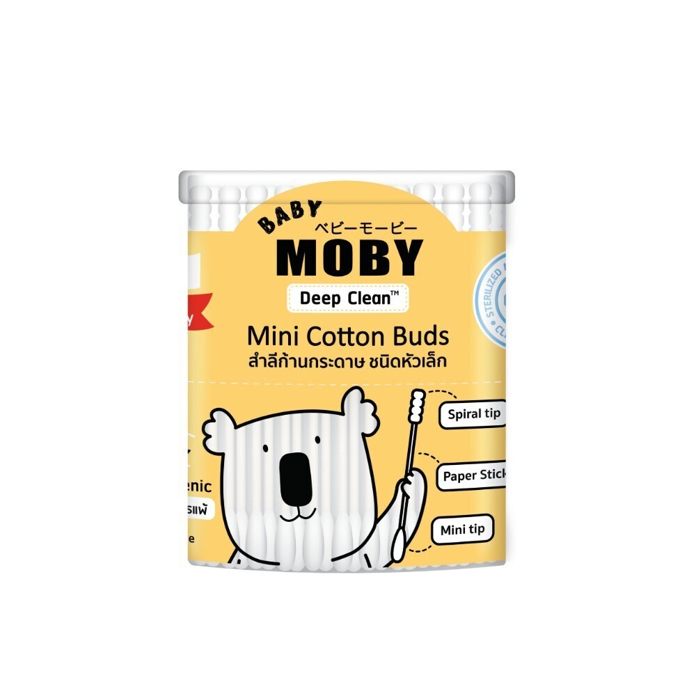 Baby Moby Mini Cotton Buds 150 Sticks