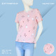 Cottonfield Women Short Sleeve Printed T-shirt C76 (Small)