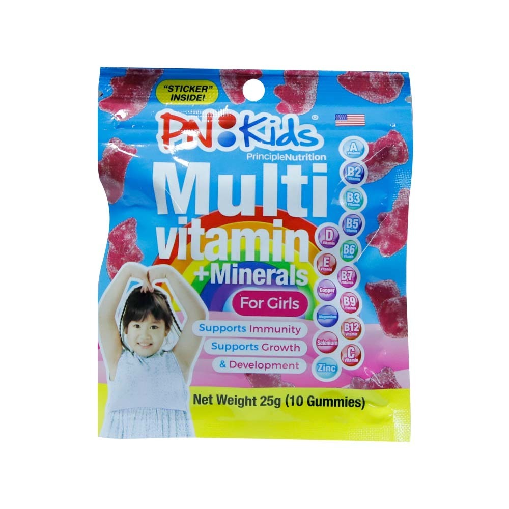 Pn Kids Mv & Minerals For Girls 10PCS