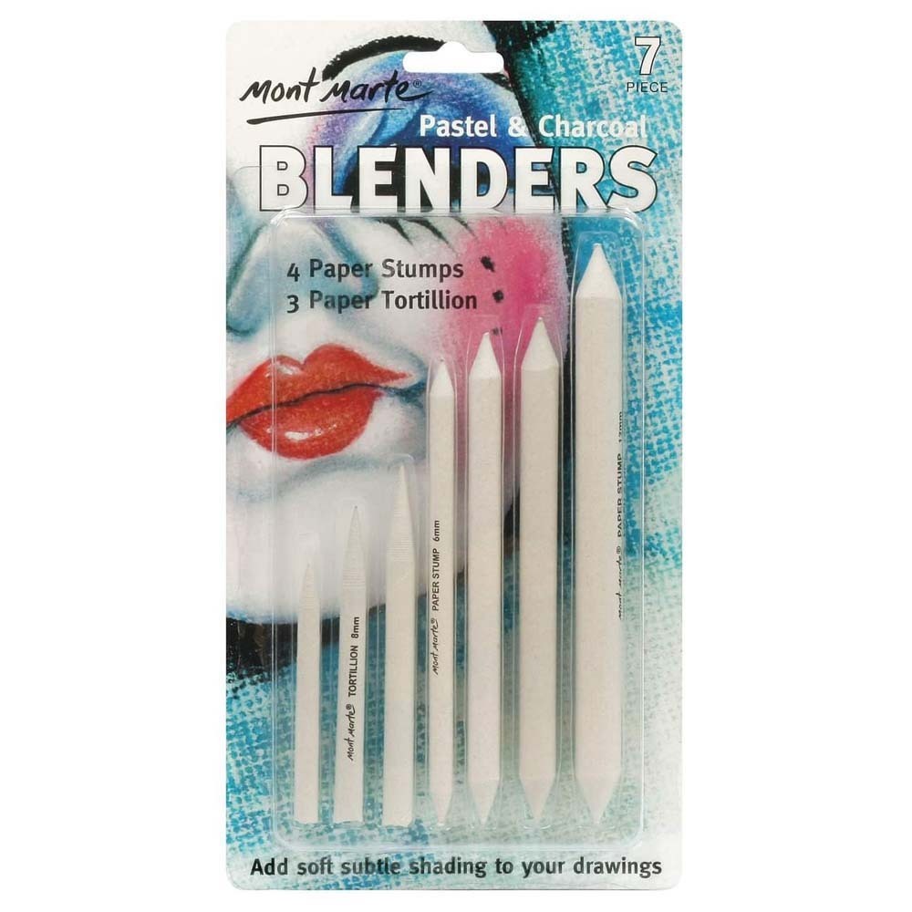 Mont Marte Pastel & Charcoal Blenders 7PCS