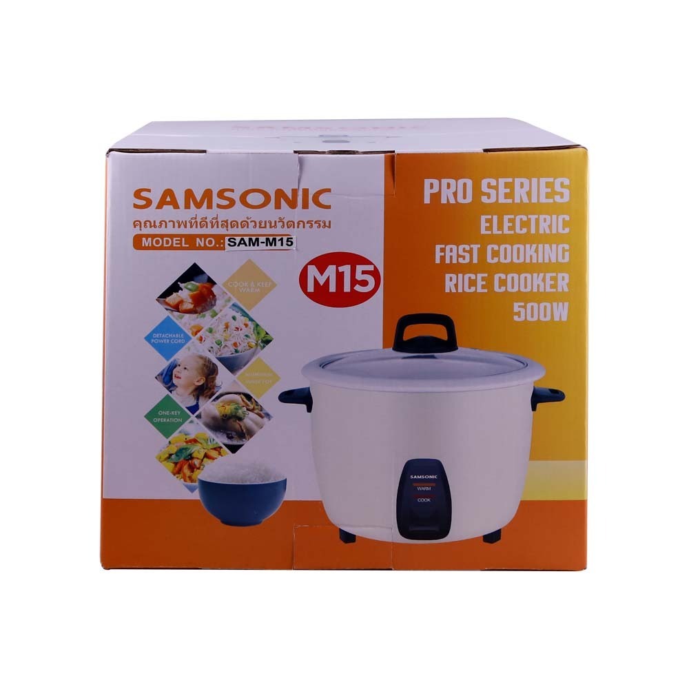 Samsonic Rice Cooker 1.5L SAM-M15