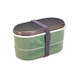 Lunch Box Two Layer Green 0170800001