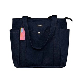 Konoko Canvas Tote Bag XL (Black)